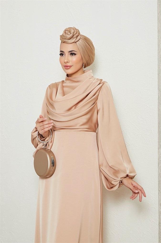 elyse satin dress CLEARANCE